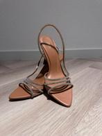 Zara Hakjes met Glitters - Maat 39, Kleding | Dames, Schoenen, Ophalen of Verzenden, Gedragen, Beige, Schoenen met hoge hakken