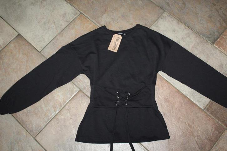 Rut&Circle Elina zwarte tuniek/trui mt XS KOOPJE, Kleding | Dames, Truien en Vesten, Nieuw, Maat 34 (XS) of kleiner, Zwart, Ophalen of Verzenden