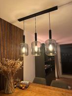 Hanglamp Lekar Zwart incl. dimbare lichtbronnen (EGLO), Ophalen, Glas, Minder dan 50 cm, Hotel chique