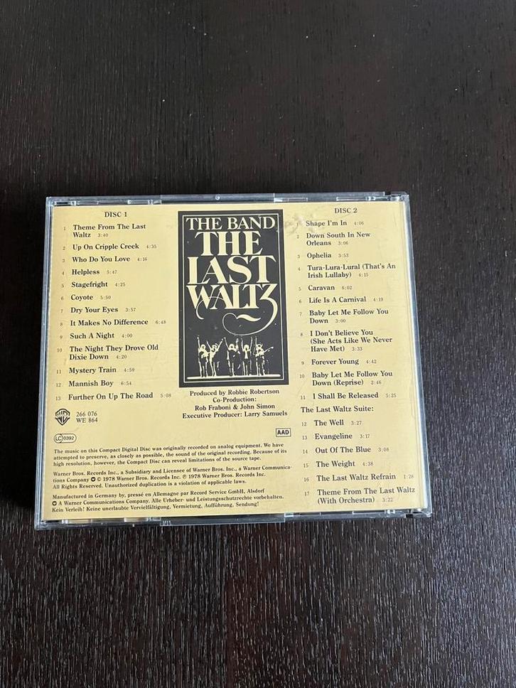 The Band - The Last Waltz (Dubbel CD), Cd's en Dvd's, Cd's | Overige Cd's, Gebruikt, Ophalen