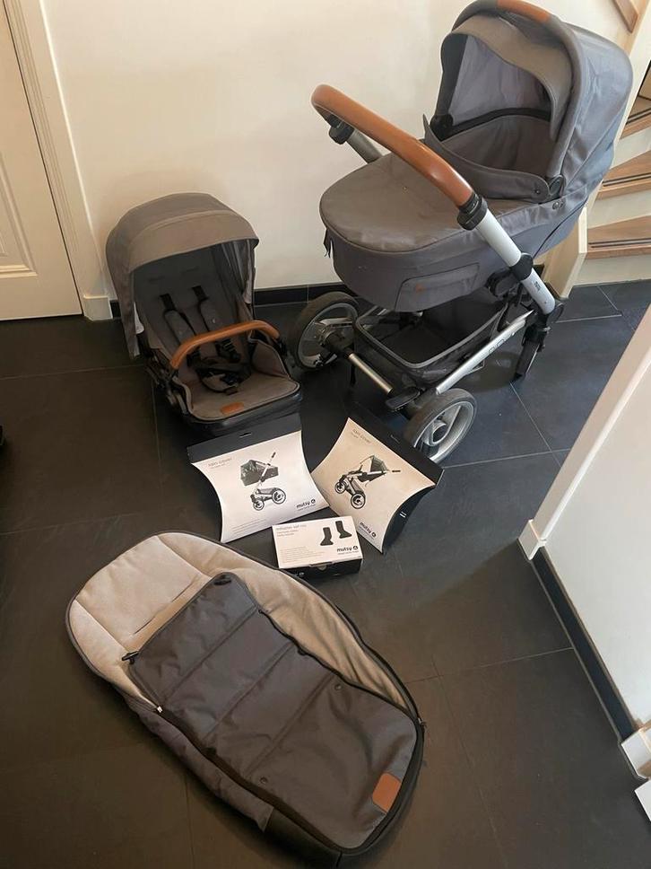 Mutsy Nio Combiwagen Compleet, Kinderen en Baby's, Kinderwagens en Combinaties, Gebruikt, Combiwagen, Mutsy, Met reiswieg, Ophalen