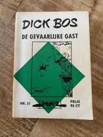 Dick Bos - Maz beeldbibliotheek 51 - De gevaarlijke gast, Ophalen of Verzenden, Eén stripboek