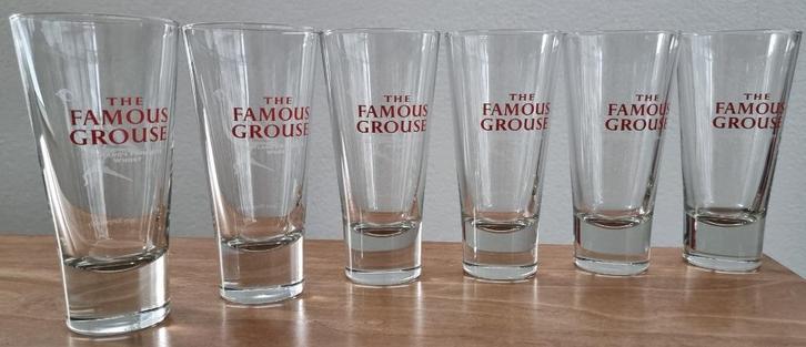 6 prachtige mixglazen The Famous Grouse - NIEUW in doos, Verzamelen, Glas en Borrelglaasjes, Nieuw, Overige typen, Ophalen of Verzenden