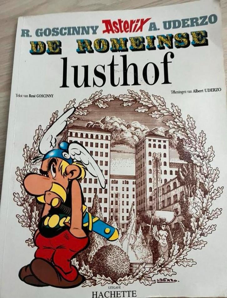 ASTERIX DE ROMEINSE LUSTHOF uitgave 1971, Boeken, Stripboeken, Gelezen, Eén stripboek, Ophalen of Verzenden