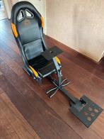 Qware Playseat - Gaming Stoel (Alleen Ophalen), Huis en Inrichting, Gebruikt, Zwart, Ophalen of Verzenden, Gaming bureaustoel
