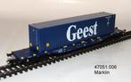Marklin 47051-006 Containerwagen Sgns "Geest" (NL), Wisselstroom, Ophalen of Verzenden, NS, Märklin