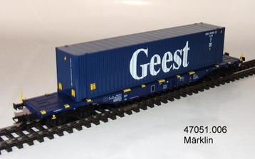 Marklin 47051-006 Containerwagen Sgns "Geest" (NL) beschikbaar voor biedingen