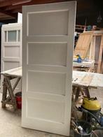 2-slag antieke 4-vlaks Bruynzeel paneeldeuren, 87/88x210/211, Ophalen, Gebruikt