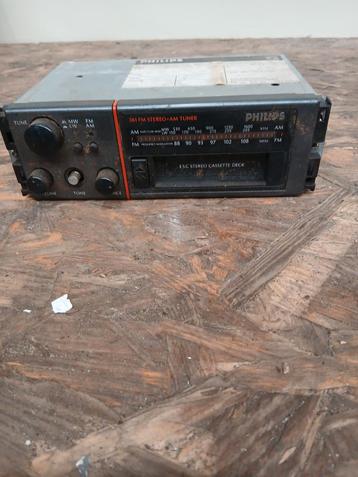 Vintage Philips Autoradio Cassettespeler beschikbaar voor biedingen