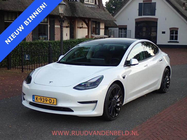 Tesla Model 3 Performance AWD 75kWh ! FACELIFT ! 20-INCH/AUT, Auto's, Tesla, Bedrijf, Te koop, Model 3, 4x4, ABS, Achteruitrijcamera