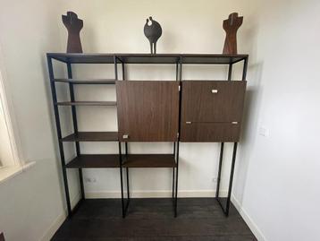 D393 Modulaire Vintage Wandkast jaren 60 Kast Retro beschikbaar voor biedingen