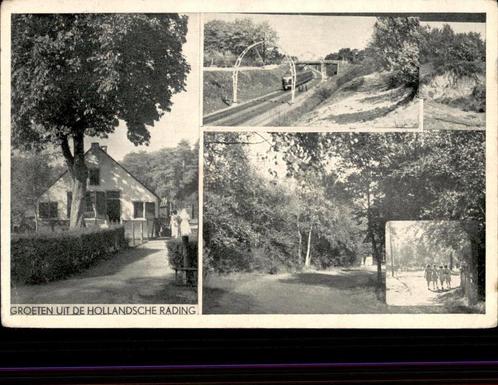 Hollandsche Rading  5 oude afb. st 1954 Photo Nuss, Verzamelen, Ansichtkaarten | Nederland, Gelopen, Utrecht, 1940 tot 1960, Ophalen of Verzenden