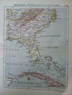 76 / Litho uit 1882 van J. Kuyper Amerika, Florida, Georgia, Antiek en Kunst, Kunst | Litho's en Zeefdrukken, Ophalen of Verzenden