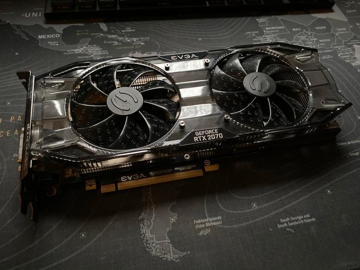 EVGA RTX 2070 gpu, Computers en Software, Videokaarten, Gebruikt, Nvidia, PCI-Express 3.0, GDDR6, HDMI, Ophalen of Verzenden