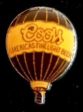 Coors USA bier ballon pin, Verzenden, Nieuw, Merk, Speldje of Pin