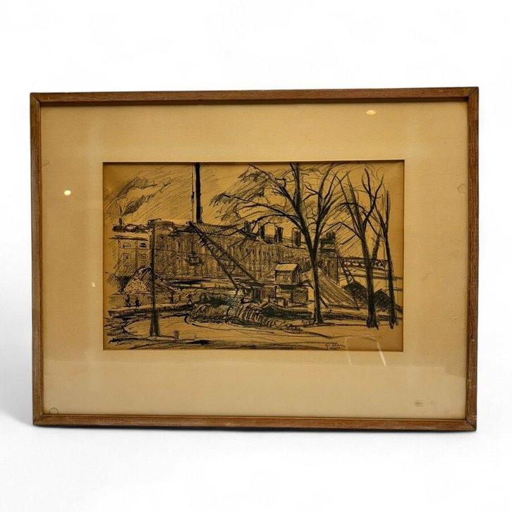 Ruud Elzer (1915-1995), Antiek en Kunst, Kunst | Schilderijen | Klassiek, Ophalen of Verzenden