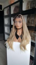 Luxe Lace Pruik: Uitgroei naar Ombre blond -  Stijl - 60cm, Ophalen of Verzenden, Nieuw, Pruik of Haarverlenging