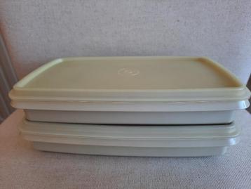 TUPPERWARE vleeswaar doosjes - 2 stuks - beschikbaar voor biedingen