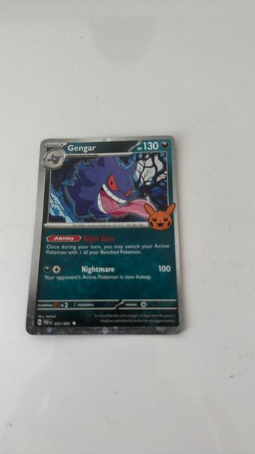 Pokemon kaart gengar 130 beschikbaar voor biedingen