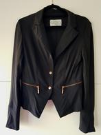 Jane Lushka travelstof korte blazer colbertje zwart M, Maat 38/40 (M), Zwart, Ophalen of Verzenden, Zo goed als nieuw
