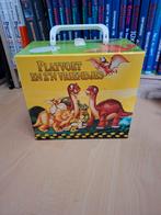 Vintage Platvoet VHS Banden met Opbergkoffer, Cd's en Dvd's, Gebruikt, Tekenfilm, Alle leeftijden, Kinderprogramma's en -films