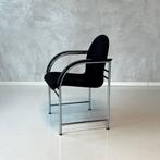 Arco eetkamerstoel vintage jaren 80 design eettafelstoel, Huis en Inrichting, Stoelen, Arco, Gebruikt, Zwart, Vintage
