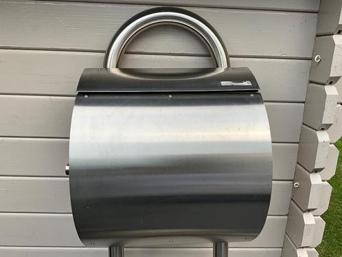 Staande brievenbus, Tuin en Terras, Brievenbussen, Gebruikt, Staande brievenbus, Rvs, Ophalen