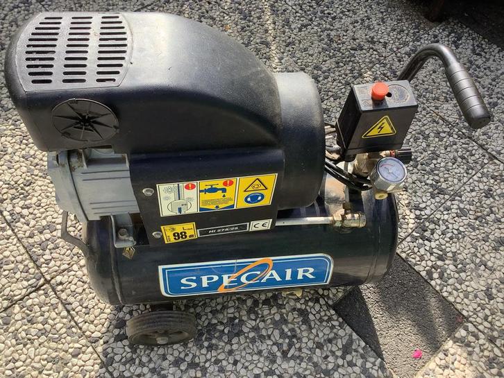 Specair Compressor - Mobiel & Compact, Doe-het-zelf en Verbouw, Compressors, Gebruikt, 6 tot 10 bar, Minder dan 25 liter, Minder dan 200 liter/min