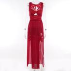 Rode sexy lange rok met topje / dames gothic festival top, Kleding | Dames, Rokken, Maat 38/40 (M), Verzenden, Nieuw, Rood