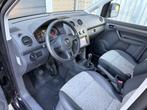Volkswagen Caddy 1.6 TDI Cruise control/airco (bj 2013), Euro 5, Stof, Gebruikt, Zwart