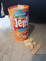 Jenga toren in oranje cilinder, Hobby en Vrije tijd, Gezelschapsspellen | Overige, Een of twee spelers, Ophalen of Verzenden, Zo goed als nieuw