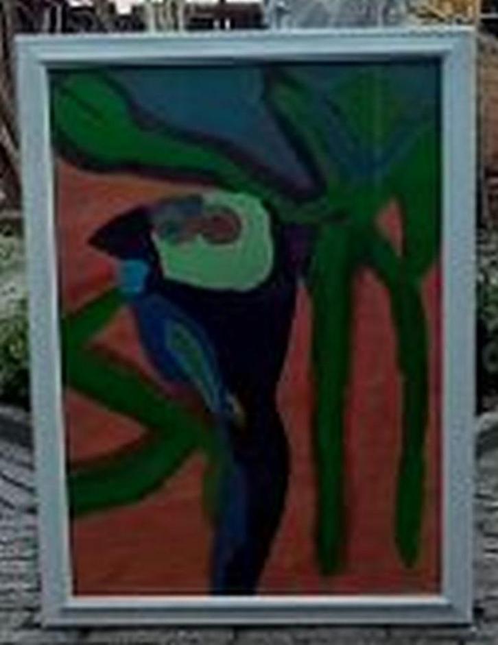 Black bird, Antiek en Kunst, Kunst | Schilderijen | Modern, Ophalen