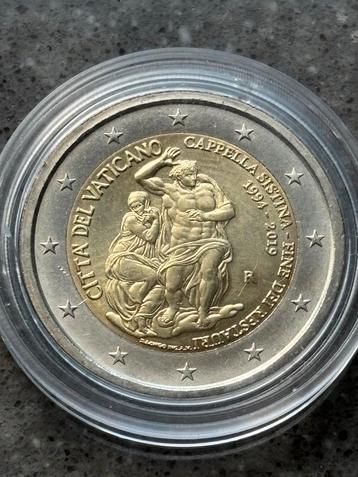2 Euro Vaticaan 2019 UNC in capsule beschikbaar voor biedingen