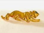 Broche panter, Sieraden, Tassen en Uiterlijk, Broches, Overige materialen, 4 tot 7 cm, Gebruikt, Ophalen of Verzenden