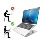 Ergonomisch Verstelbare Laptopstandaard - Aluminium, Verzenden, Nieuw, In diepte verstelbaar