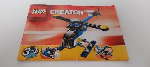 LEGO Creator Mini helikopter - 5864, Kinderen en Baby's, Speelgoed | Duplo en Lego, Gebruikt, Lego, Complete set, Ophalen of Verzenden