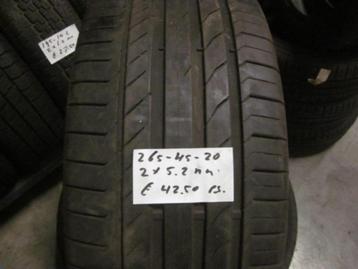 265 45 20  ZR Continental ContiSportContact 5 zomerbanden beschikbaar voor biedingen