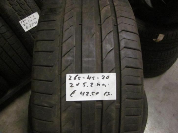 265 45 20  ZR Continental ContiSportContact 5 zomerbanden, Auto-onderdelen, Banden en Velgen, Band(en), Zomerbanden, 20 inch, 265 mm