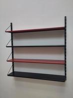 Vintage Pilastro metalen wandrek rek metaal boekenkast, Gebruikt, ., Ophalen of Verzenden, .
