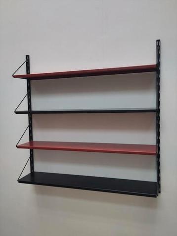 Vintage Pilastro metalen wandrek rek metaal boekenkast  beschikbaar voor biedingen