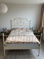 Gratis: ikea bed 140x200 incl lattebodem en matras, Ophalen, Gebruikt, Wit, Tweepersoons