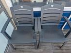 2 groene tuinstoelen, Tuin en Terras, Ophalen, Gebruikt, Kunststof, Stapelbaar