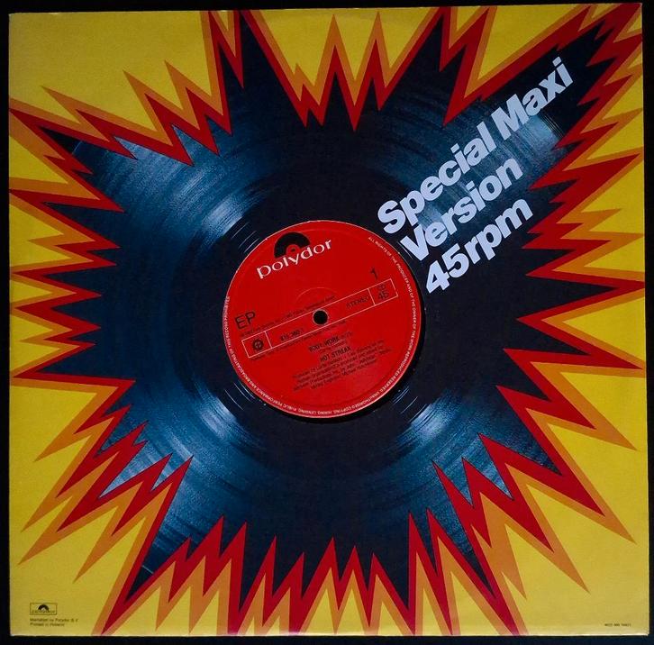 Hot Streak: Body work  Maxi single vinyl, Cd's en Dvd's, Vinyl Singles, Zo goed als nieuw, Maxi-single, Pop, 12 inch, Ophalen of Verzenden