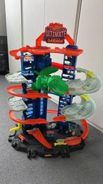 Autogarage, Ophalen, Racebaan, Zo goed als nieuw, Hot Wheels