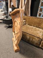 Deco paneel op voet Tofu schaal oud uniek, Ophalen of Verzenden, Nieuw