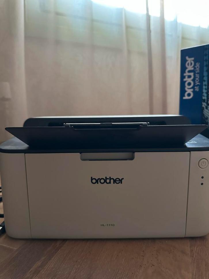 Brother HL-1110 Laserprinter - Compact & Betrouwbaar, Computers en Software, Printers, Gebruikt, Printer, Laserprinter, Zwart-en-wit printen