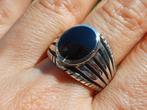 Vanoli 925 zilveren heren ring met onyx maat 19,5, Sieraden, Tassen en Uiterlijk, Ringen, Vanoli, 19 tot 20, Heer, Nieuw