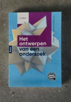 Hans Doorewaard - Het ontwerpen van een onderzoek zesde druk, Verzenden, Nieuw, Overige niveaus, Hans Doorewaard; Piet Verschuren
