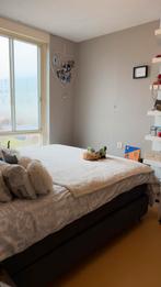 Ikea Boxspring 160x200 incl. Matras & Hoofdbord, Ophalen, Gebruikt, 210 cm, Tweepersoons