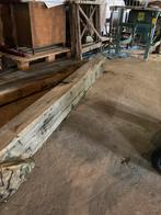 Oude eiken gebinten, Tuin en Terras, Palen, Balken en Planken, Ophalen, Gebruikt, 250 cm of meer, Balken